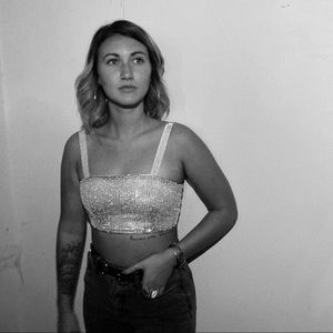 TOP SHOP SEQUIN SPARKLE TOP WITH BACK ZIPPER